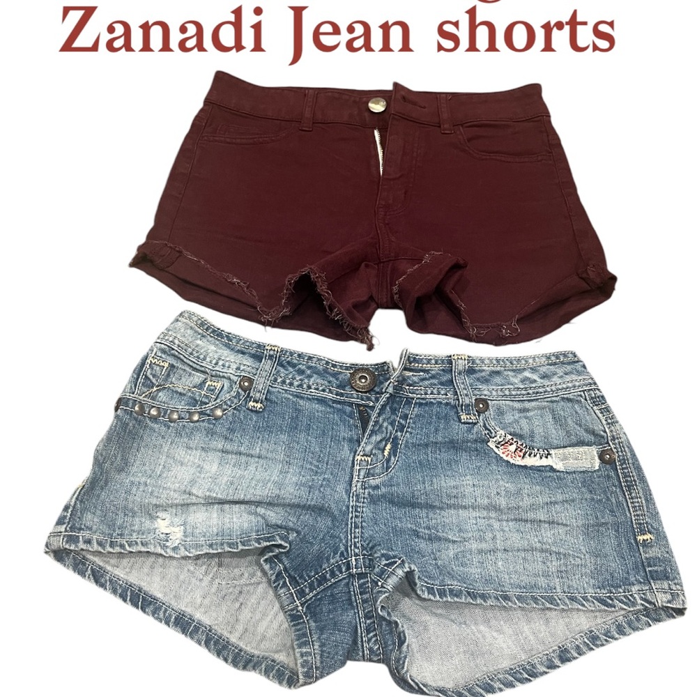 Bundle of Jean shorts! American eagle and zanadi . High waist and low cut 🪷